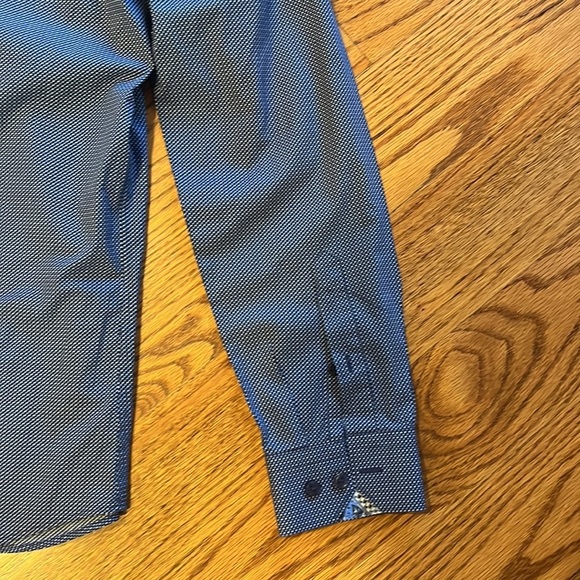 Jared Lang Men’s Blue Button Down Shirt Size S - Picture 4 of 5